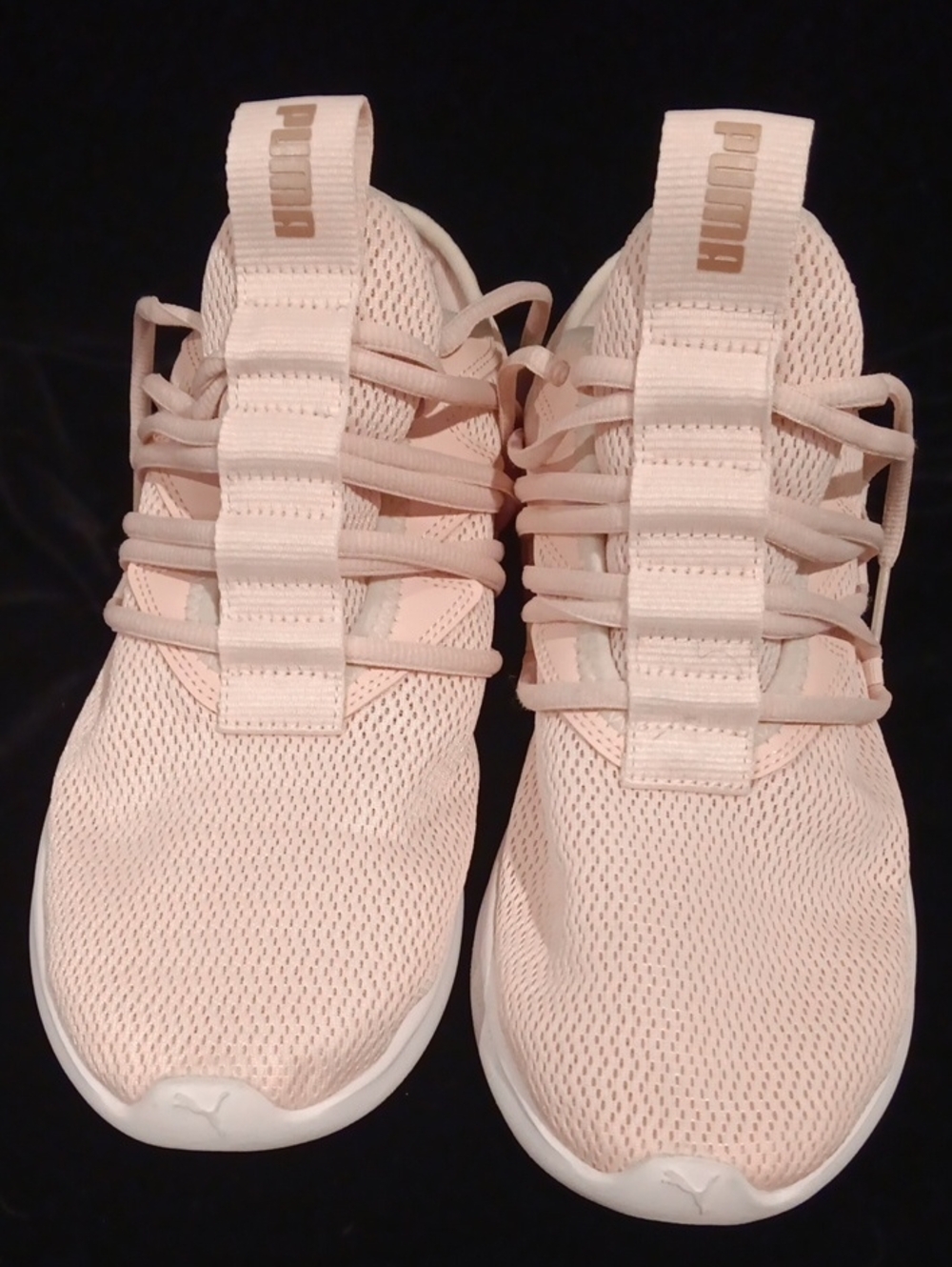 Puma Women’s Knit Athletic Sneakers in Blush Pink